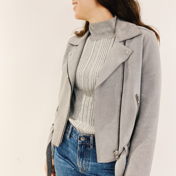 Sandro Jackets & Blazers - SALE ✨  SANDRO Suede Leather Biker Jacket